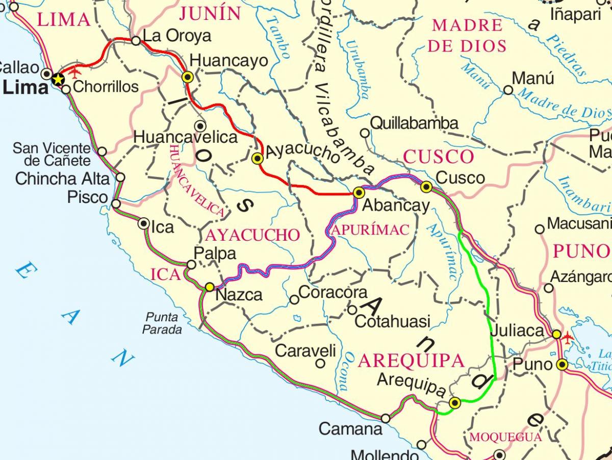 地图秘鲁库斯科