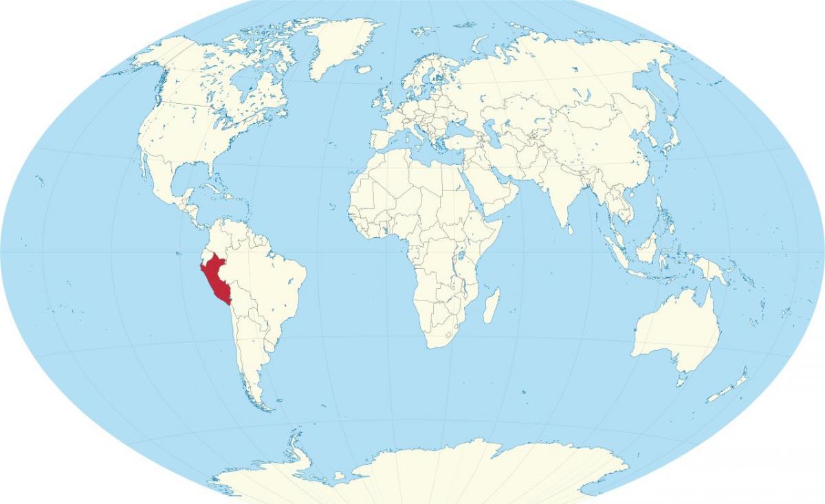秘鲁国家在世界地图