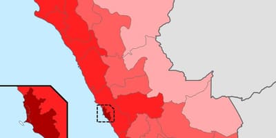 秘鲁人口密度地图