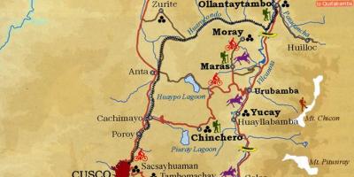 地图的神圣山谷秘鲁库斯科